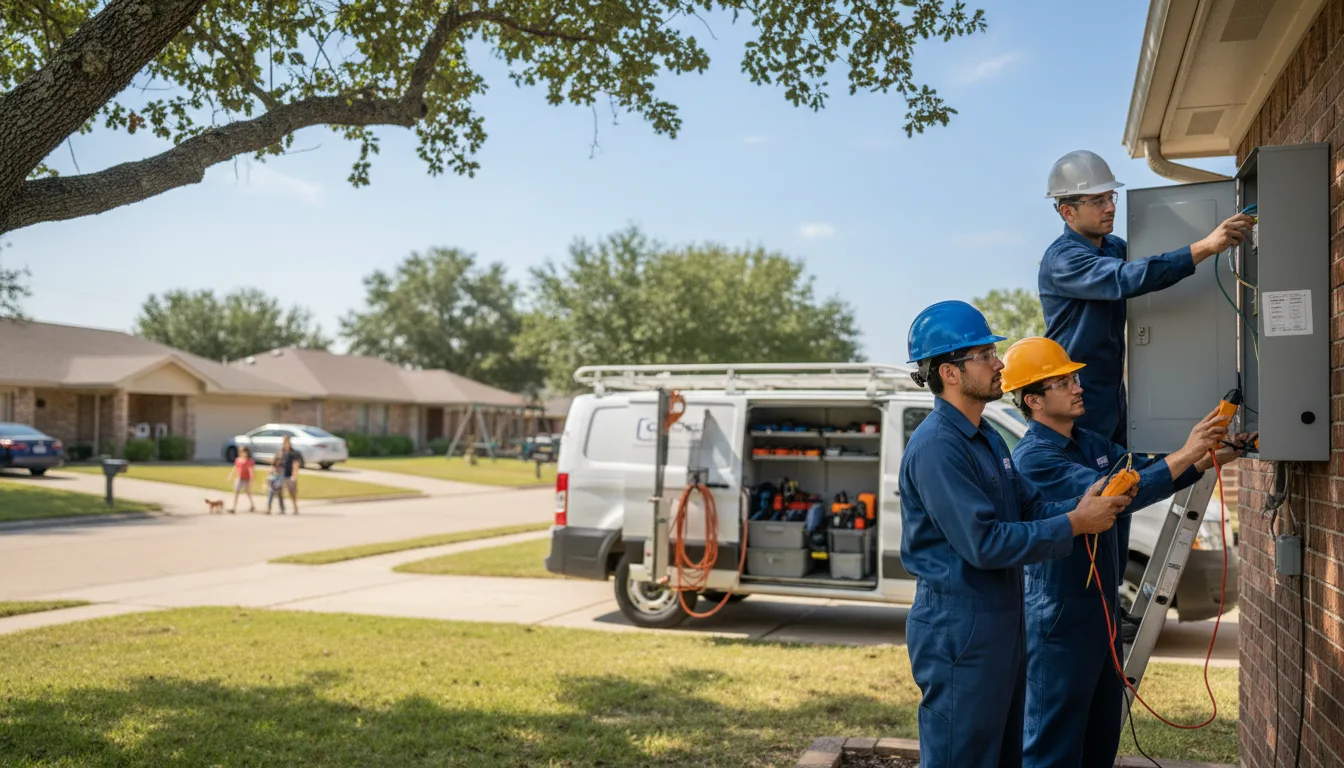 Certified electrician providing emergency electrical services in Westby, WI